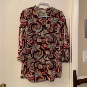 Sparkle Blouse w/ sparkle tank-undershirt